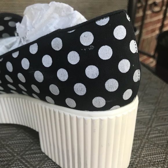 Shelly’s London Polka Dot Platform Loafers - Picture 5 of 5